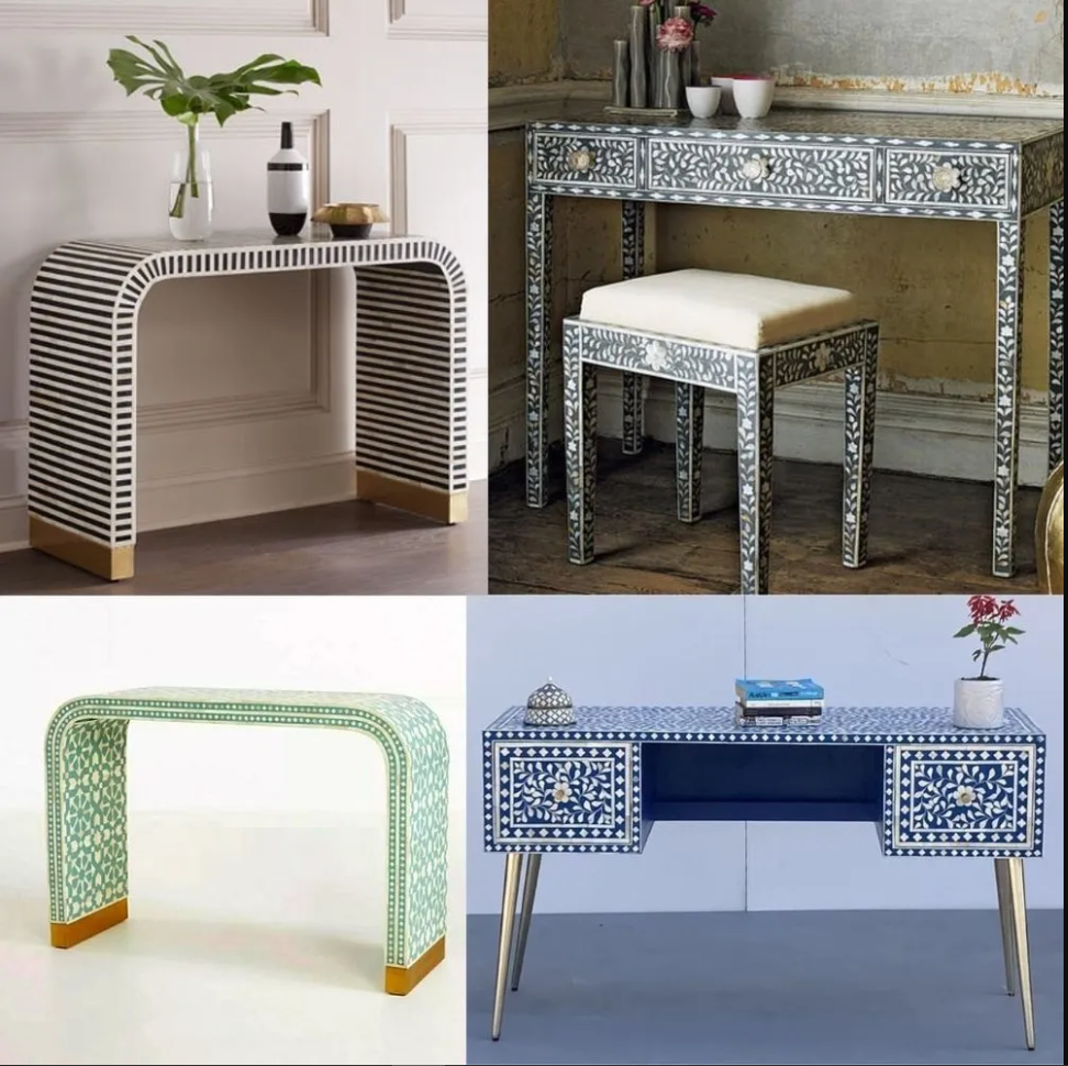 Bone Inlay - Console Tables | Desks