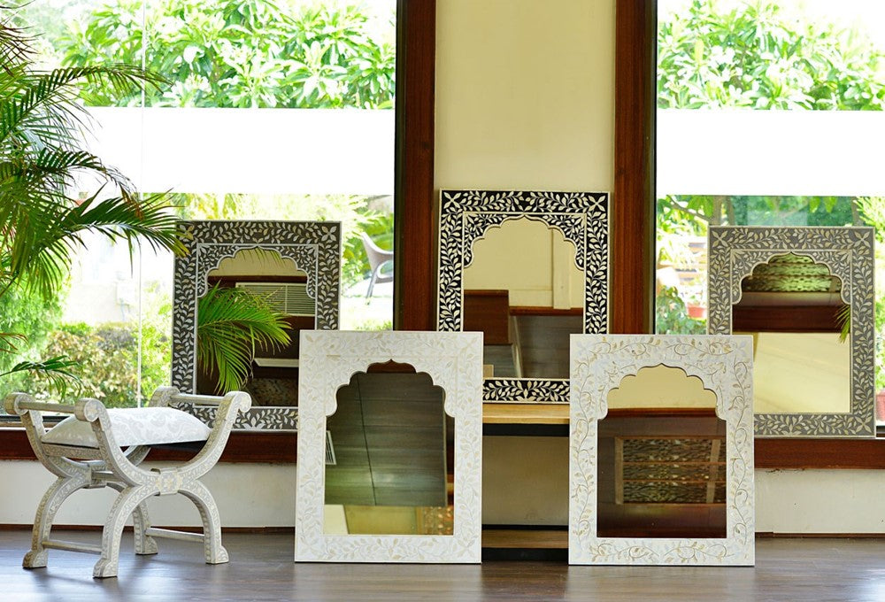 Bone Inlay - Mirror Frame