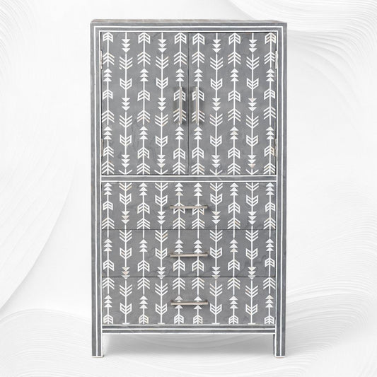 Arrow Mother of Pearl Inlay Almirah 1
