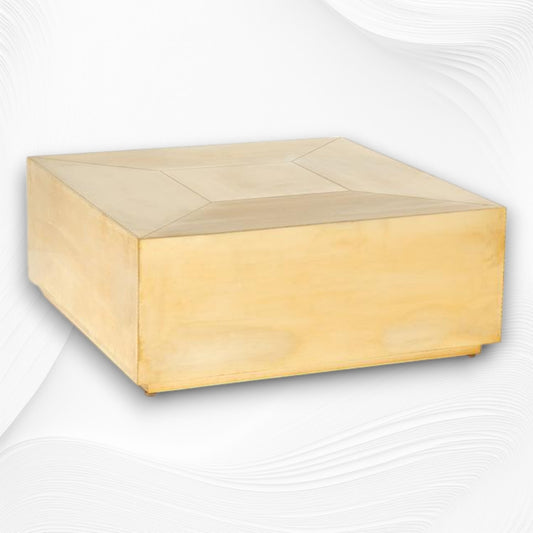 Brass Coffee Table Square 2