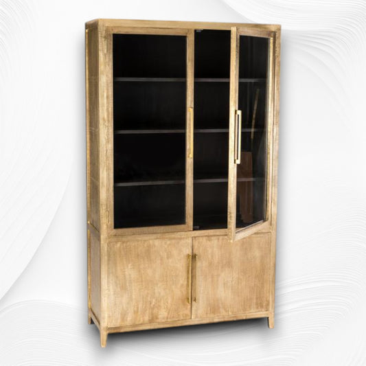 Embossed Brass Display Unit Crockery Unit 2