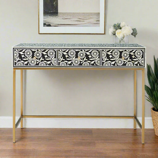 Lalita Inlay Desk Black