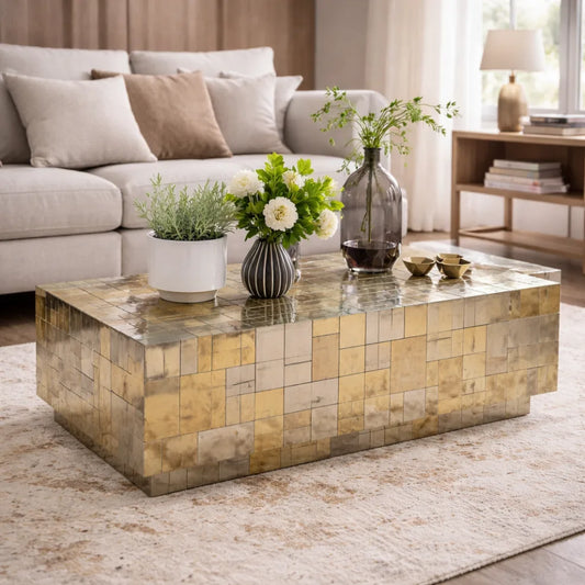 Magpie Metal And Brass Center Table