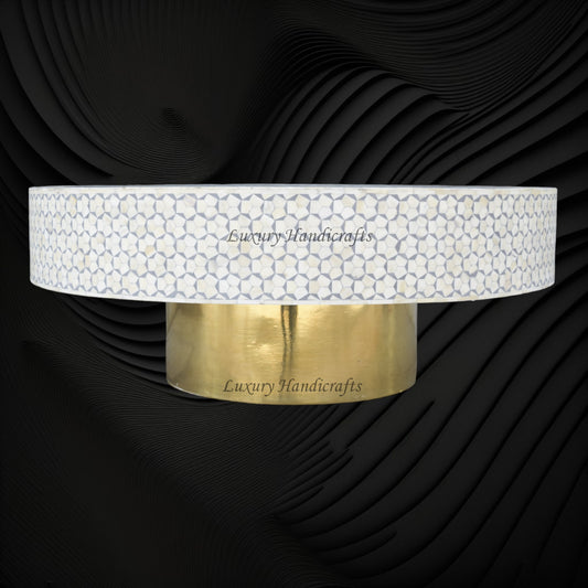 Targua Bone Inlay Coffee Table Grey