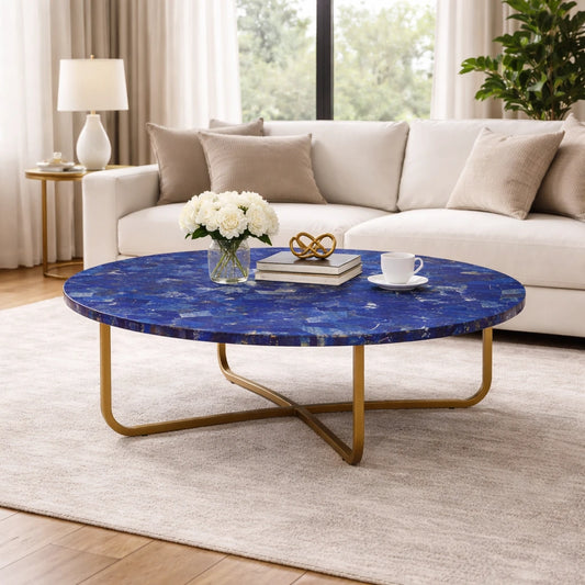Lapis Lazuli Round Center Table