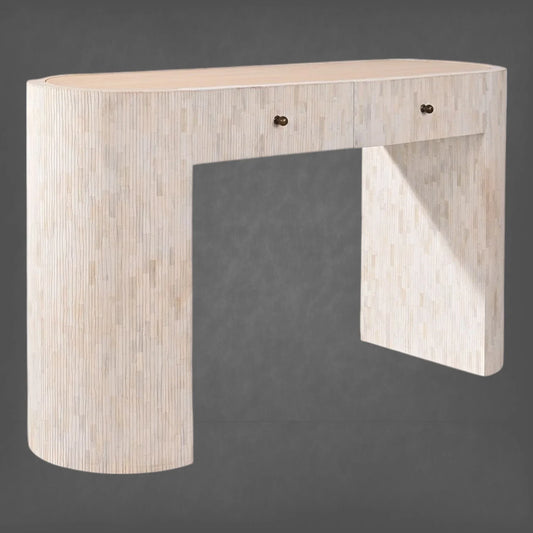 Emery Bone Inlay Console Table