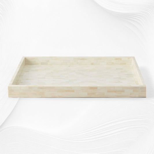Full Bone Inlay Rectangle Tray