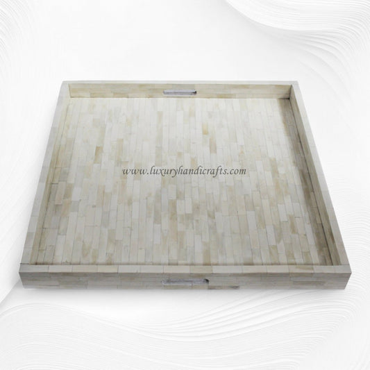 Full Bone Inlay Square Tray