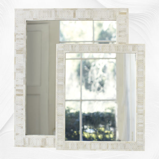 Full Bone Inlay Wall Mirror