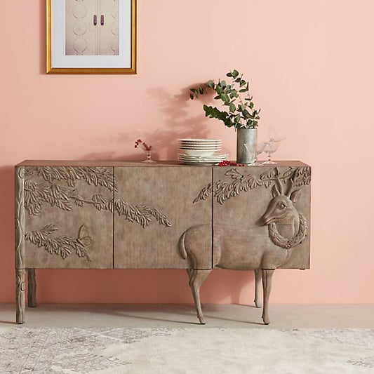 Handcarved Land and Sky Buffet