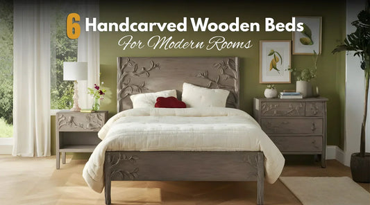 Handcarved Wooden Beds For Modern Rooms