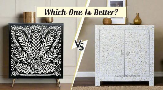 Bone Inlay vs. Mother of Pearl Furniture: Which One Suits Your Style?