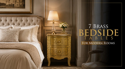 7 Brass Bedside Tables For Modern Rooms