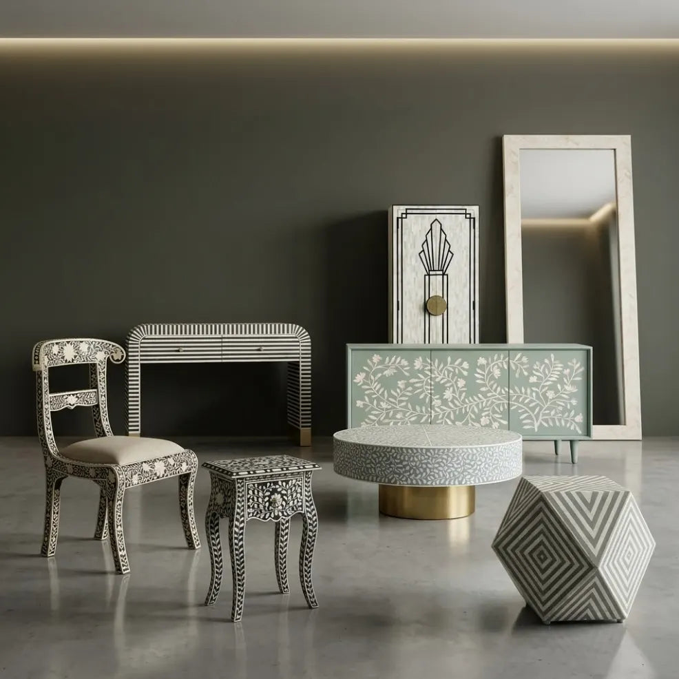 Bone Inlay Furniture
