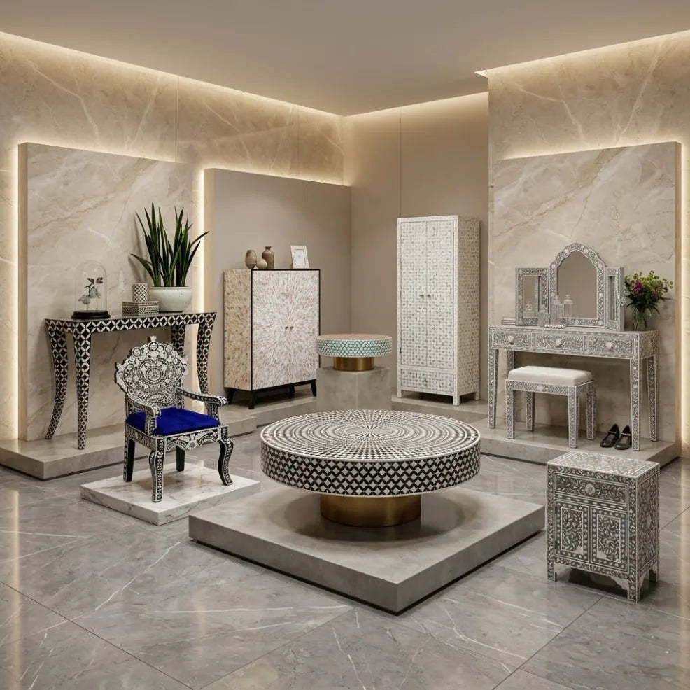 Mother of Pearl Inlay Furniture