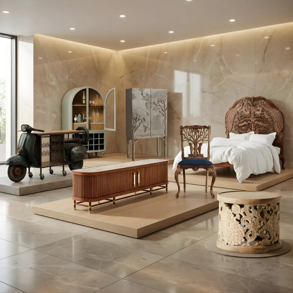 Wooden Furniture | Wood Handcarved Furniture