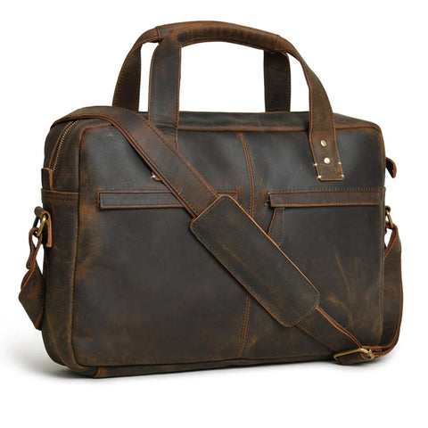 Kevin Buffalo Leather Breifcase