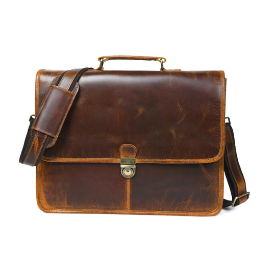 Clark Leather Office Briefcase