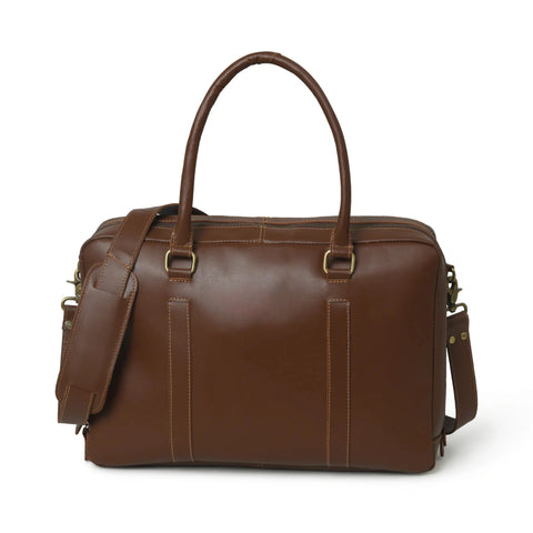 Toby Brown Leather Laptop Office Briefcase