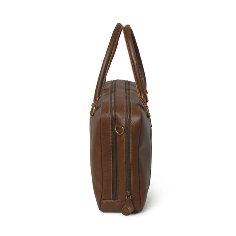 Toby Brown Leather Laptop Office Briefcase