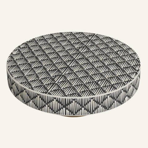 Tribal Round Inlay Coffee Table