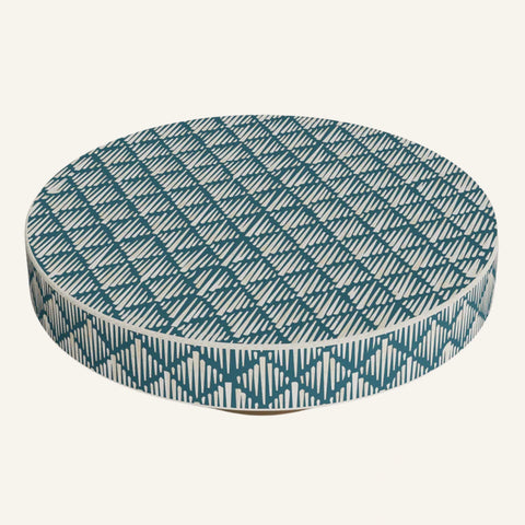 Tribal Round Inlay Coffee Table