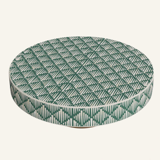 Tribal Round Inlay Coffee Table