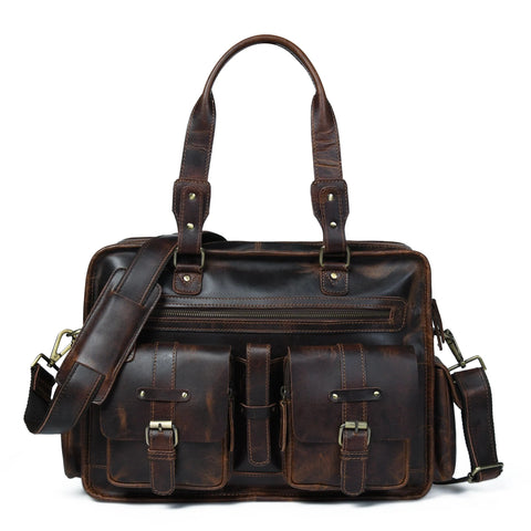 Nolan Buffalo Leather Briefcase