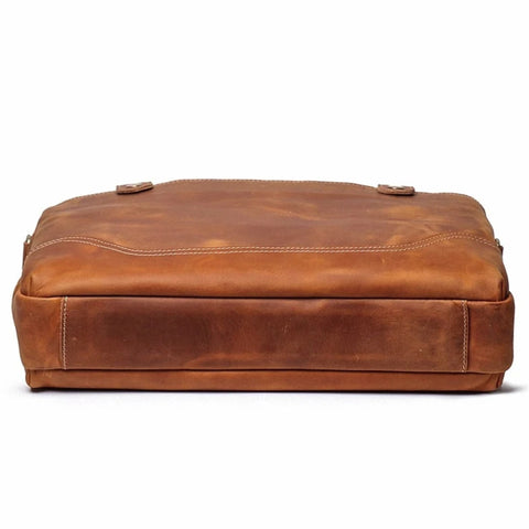 Regular Full Grain Leather Office Briefcase