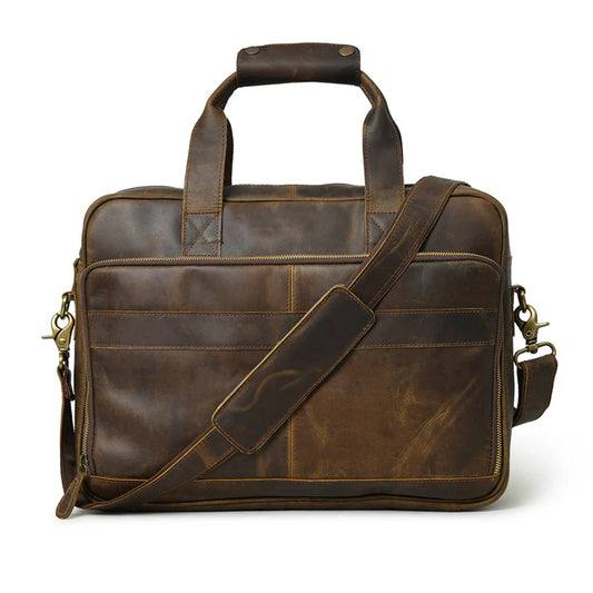 Dean Office Full Grain Leather Briefcase