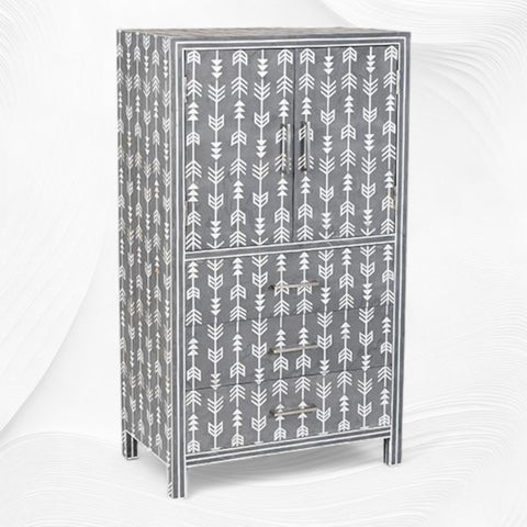 Arrow Mother of Pearl Inlay Almirah 2