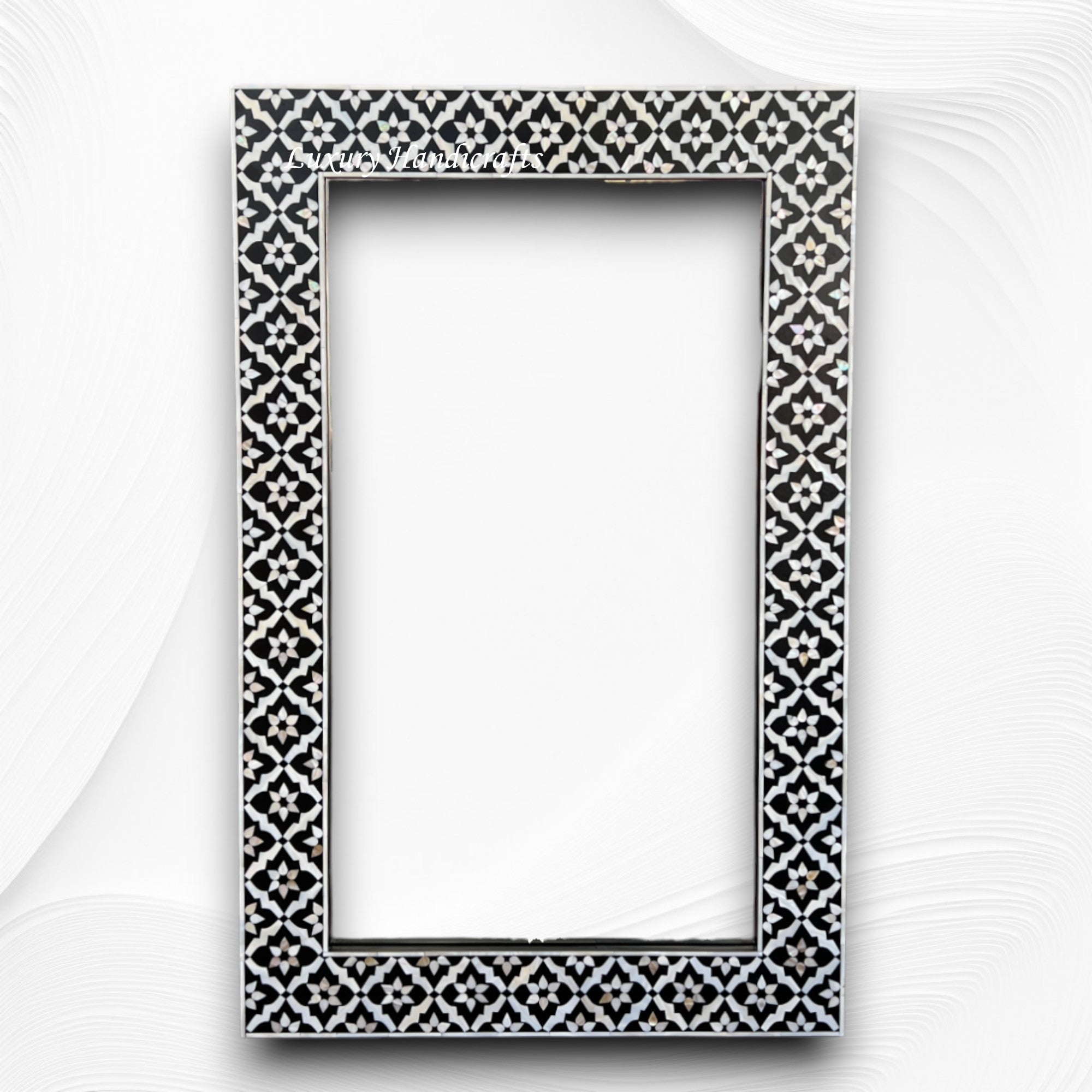 Black MOP Inlay Arctic Mirror 5