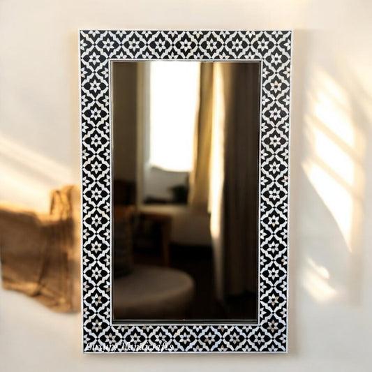 Black MOP Inlay Arctic Mirror 1