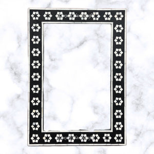 Black Bone Inlay Zahra Mirror