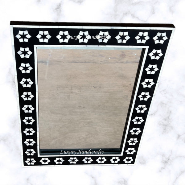 Black Bone Inlay Zahra Mirror