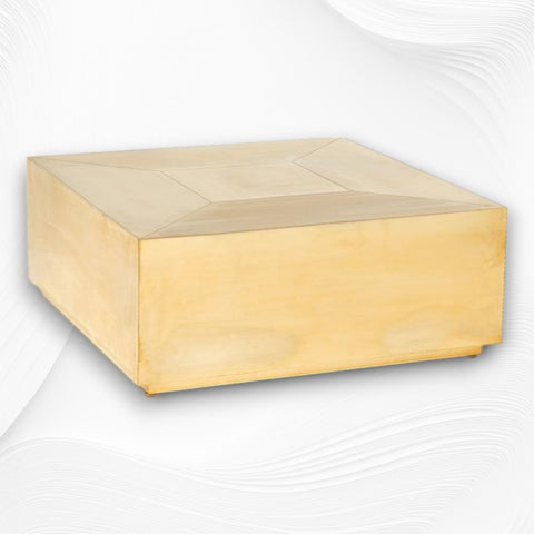 Brass Coffee Table Square 2