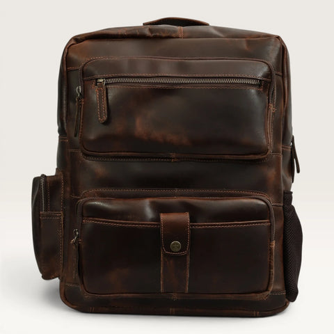 Tino Classic Leather Travel Backpack