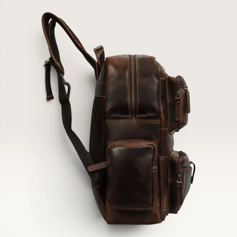 Tino Classic Leather Travel Backpack