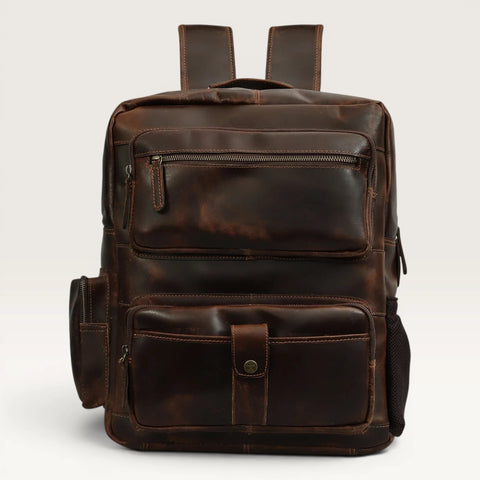 Tino Classic Leather Travel Backpack