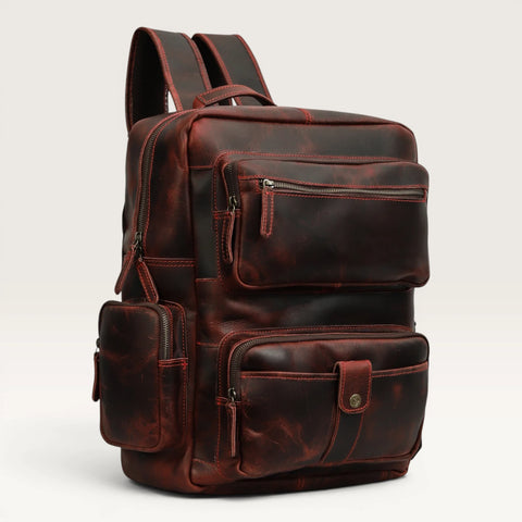 Tino Classic Leather Travel Backpack