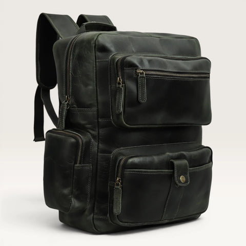 Tino Classic Leather Travel Backpack