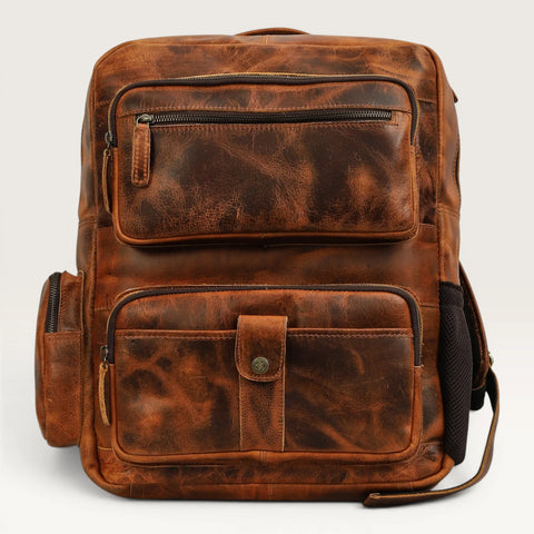 Tino Classic Leather Travel Backpack