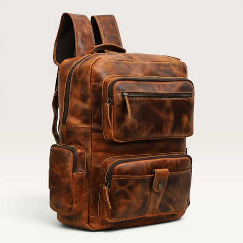 Tino Classic Leather Travel Backpack