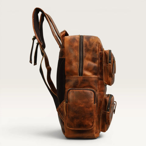 Tino Classic Leather Travel Backpack