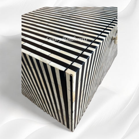 Esther Bone Inlay Media Cabinet Black 5