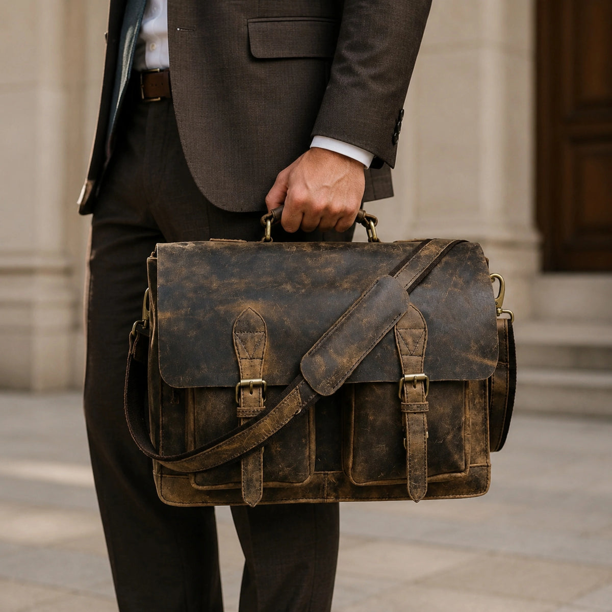 Gregory Buffalo Leather Briefcase