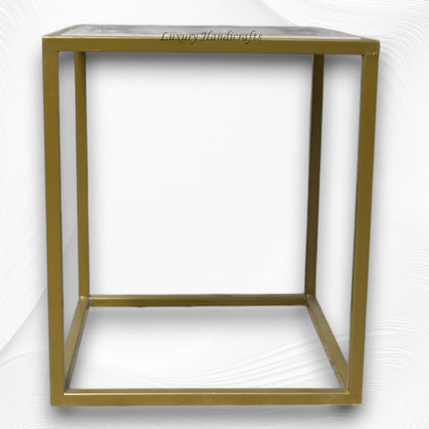 Italian Marble Side Table Floral Gemstone Inlay 5
