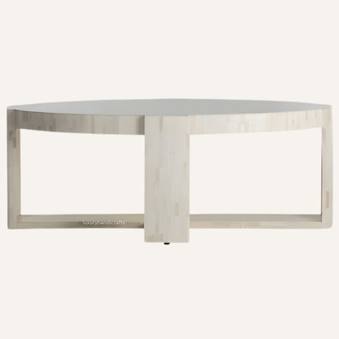 Arco Bone Inlay Round Coffee Table