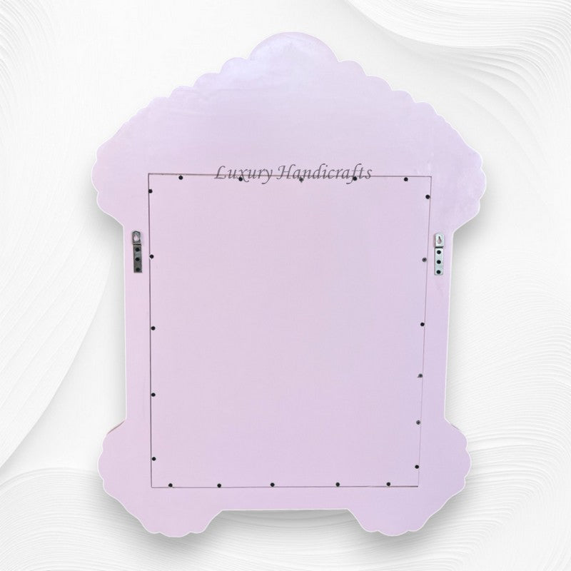 Light Pink Mother Of Pearl Inlaid Parrot Mirror 5