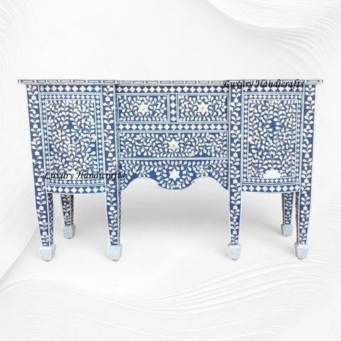 MOP Inlay Victoria Buffet Blue 6